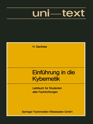 cover image of Einführung in die Kybernetik